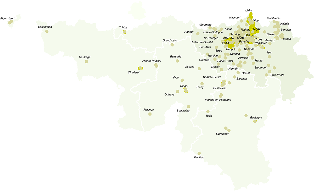 Carte des projets Pluris